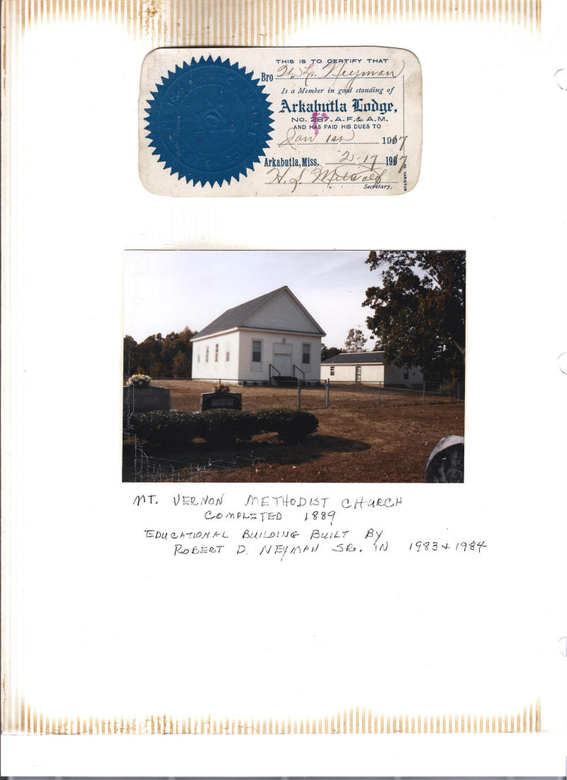 Willie Lawson Neyman Lodge Card